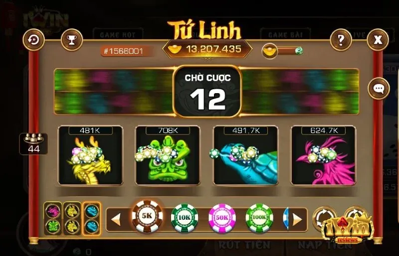 Thông tin cần nắm về nổ hũ Tứ Linh tại New88